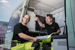 Luftförderanlage für Materialförderung mit großer Reichweite